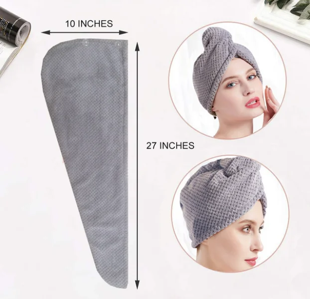 Factory Wholesale Hair Salon Towel Dry Hair Towel Micro Fibre Hair Towel