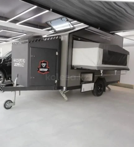 Factory Small trailer off-road vehicle trailer tent RV wilderness outdoor self-driving camping trip trailer tent