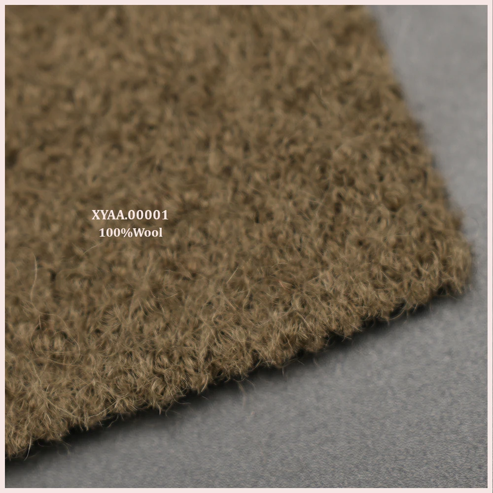 Вареная бархатная Супер тонкая Мериносовая 100% Шерстяная трикотажная ткань для мужчин и женщин зимнее осеннее пальто тяжелые куртки