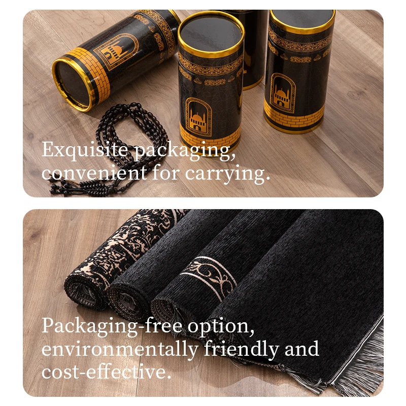 Washable personalised Chenille Islam Muslim Halal Prayer rug Turkey Anti Slip Portable Namaz Sala Sajjadah Muslim Praying mat