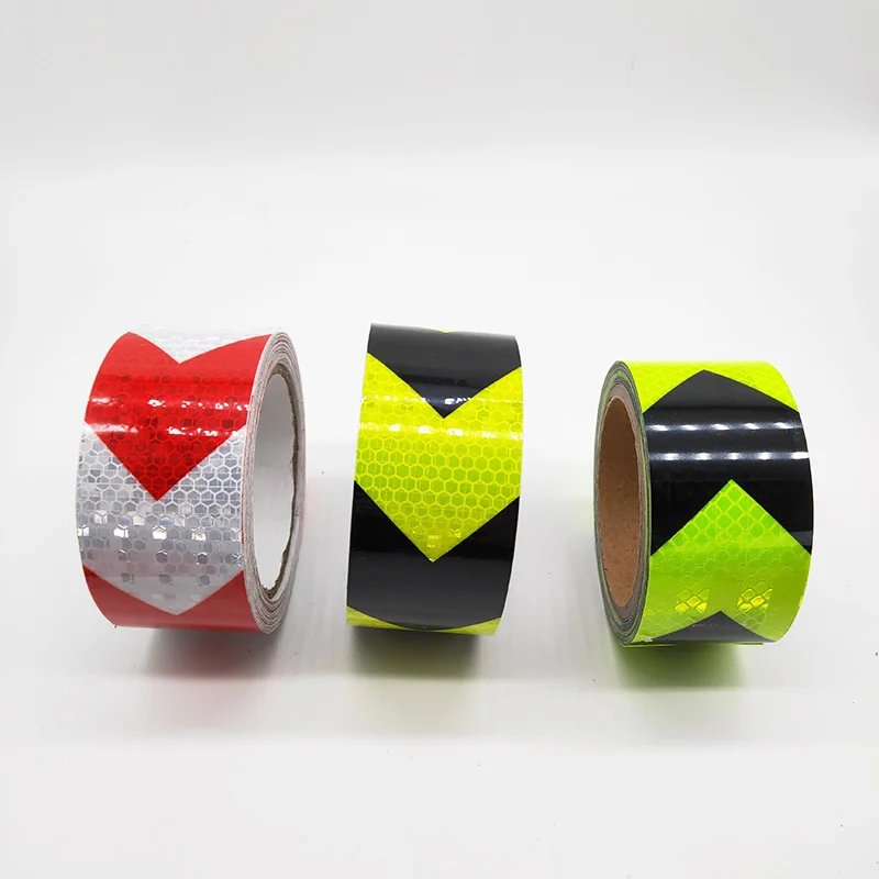 983 Reflector Sticker Red Reflective Safety Warning Tape Customized Conspicuity Adhesive Reflective Tape For Truck Vehicle