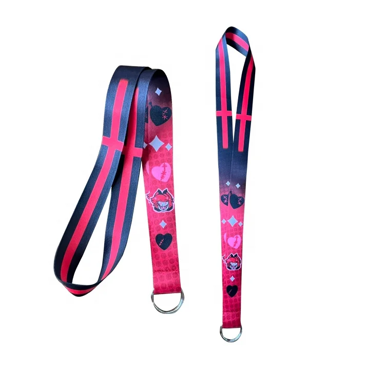 Lanyard Manufacturer Free Sample Promotional Cheap Custom Printed Polyester Neck Lanyard With Logo