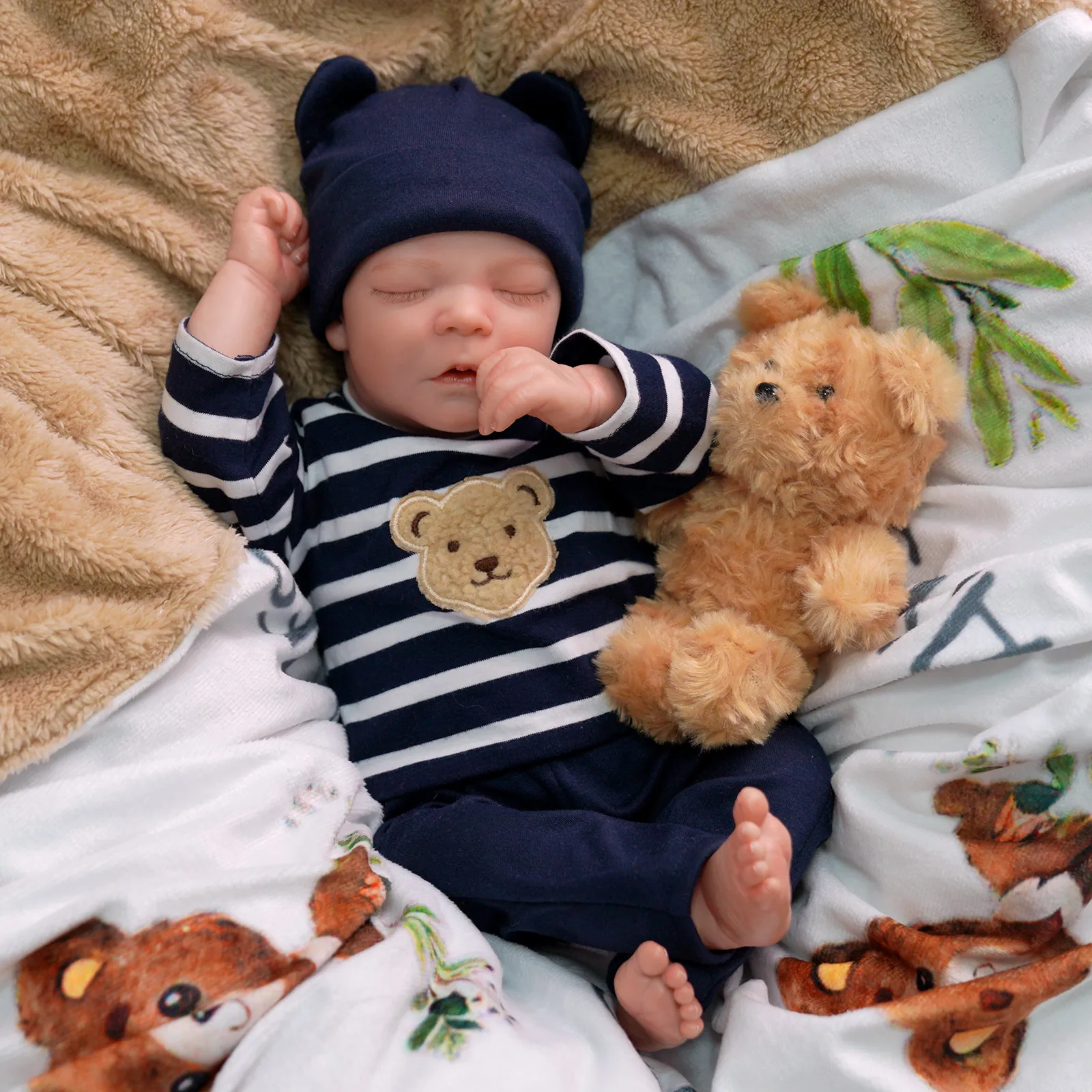 Lifelike RebornBaby Dolls 18 Inch Realistic Newborn Baby Dolls Real Life Baby Dolls