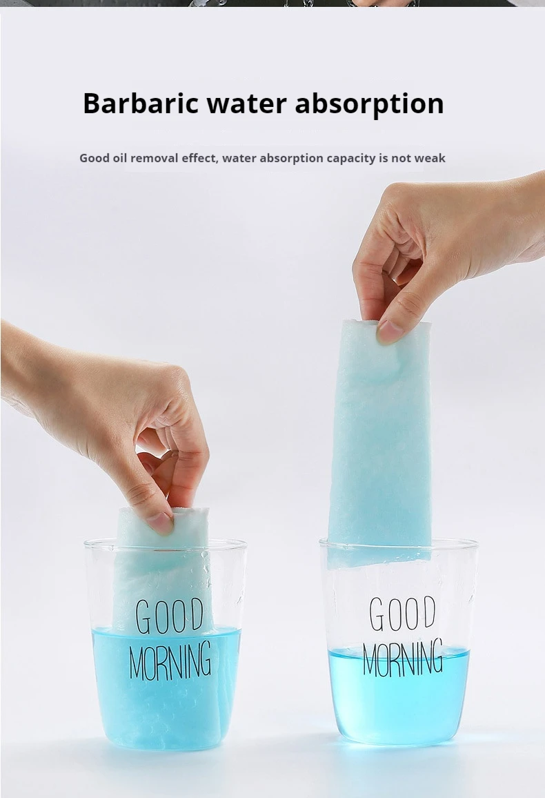 The Lazy Rags Of Kitchen Cleansing Wipe Disposable Cleaning Timber Viscose Kitchen Cloth Roll Paper Towels