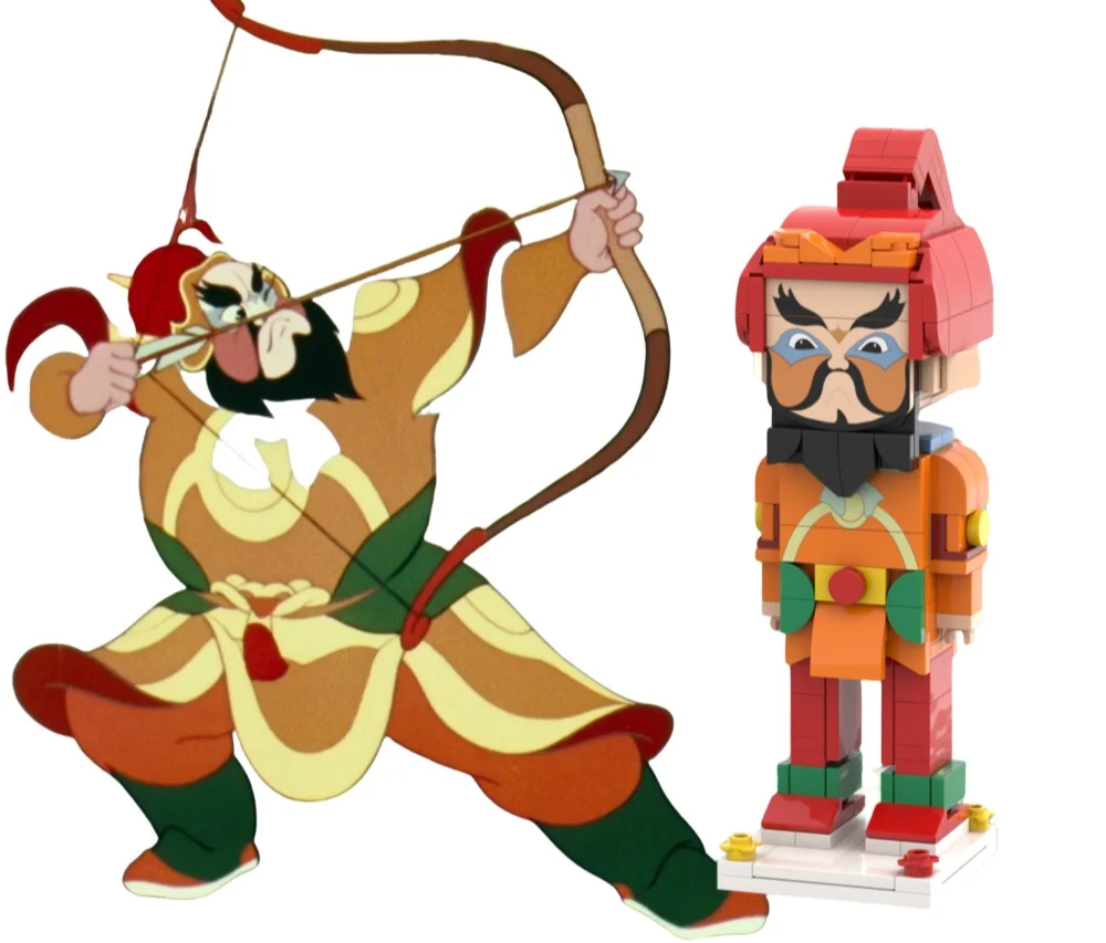 Creative Custom Brick Figures Company IP character Plastic Action Figure Mini Blocks Anime Model Kits