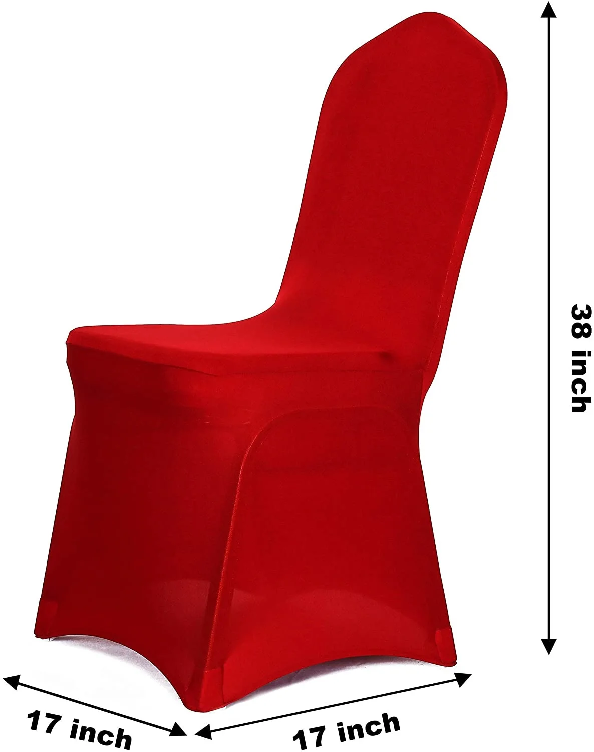 Wholesale Party Event Wedding Decoration Chair Cover Spandex Burgundy