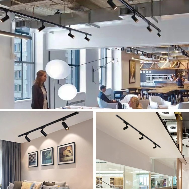 High Quality Mall Cob Rotatable Ceiling Spotlight 10w 15w 20w 24w 30w 32w 36w 40w Zoomable Led Track Light