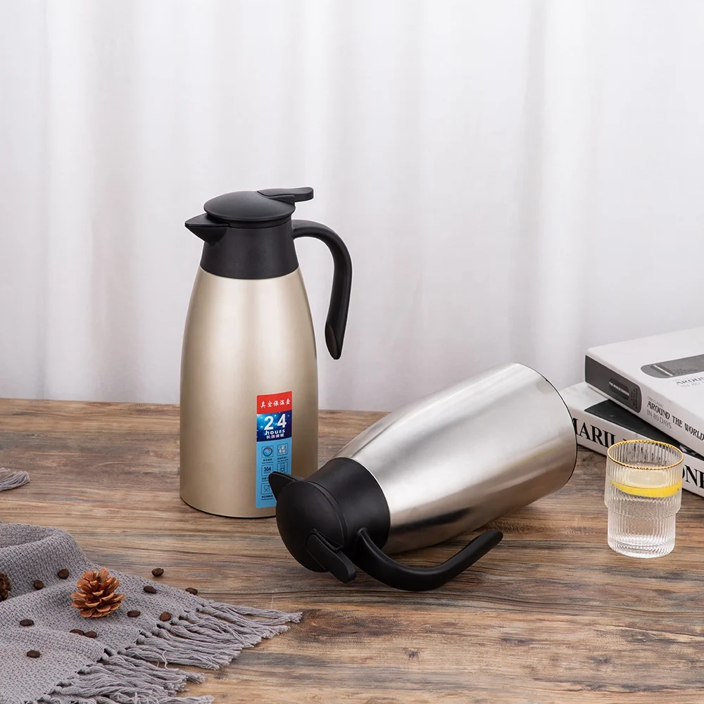 Kettle Water Tea Cheap Price Glass Coffee Hotel Tray Set Pots & Stainless Steel 1.5L 2.0L Portable Vacuum Water Kettles