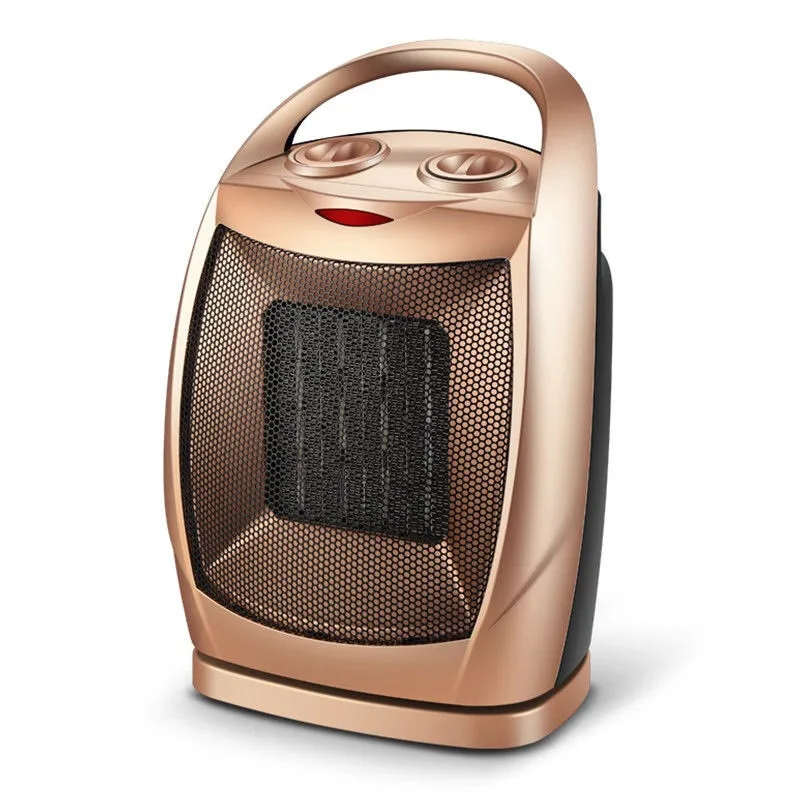 New Desktop 1500W Electric Small Space Heater Fan  Mini Heater Household PTC Heating  Portable Small Space Heater
