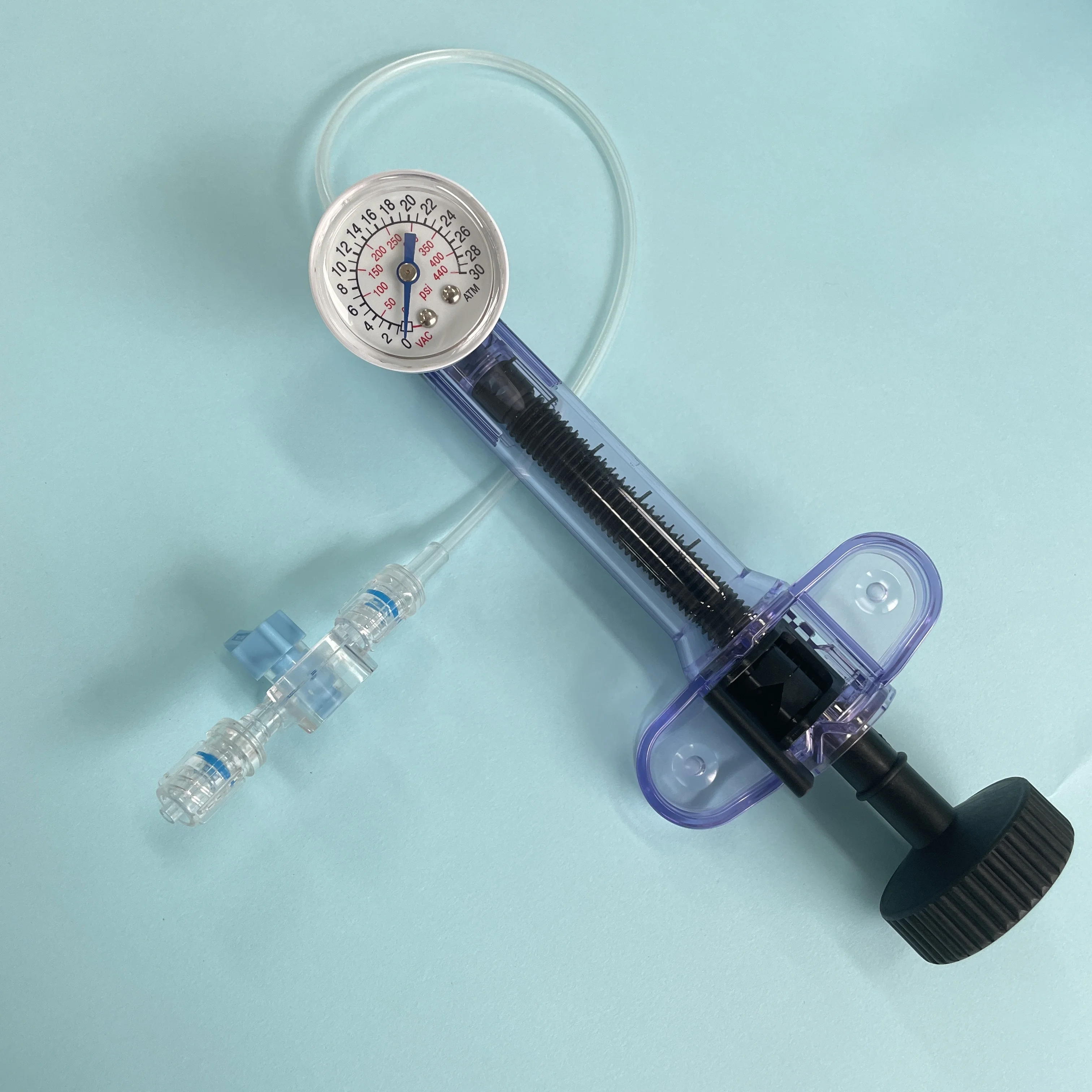 Tianck Medical cardiovascular ptca catheter inflator cardiology a type balloon catheter inflation device