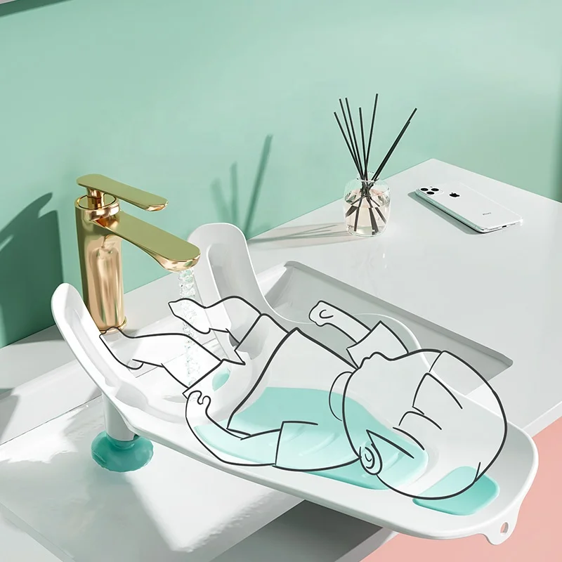 Baby ass washing bath basin Safe and clean butt AIDS Hygiene, safety and comfort Baby sit bath support