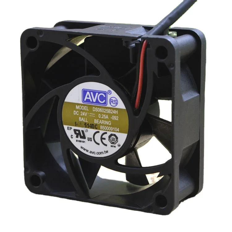 Original AVC 6025 24V 0.25A 6cm 2-wire inverter fan ds06025b24h