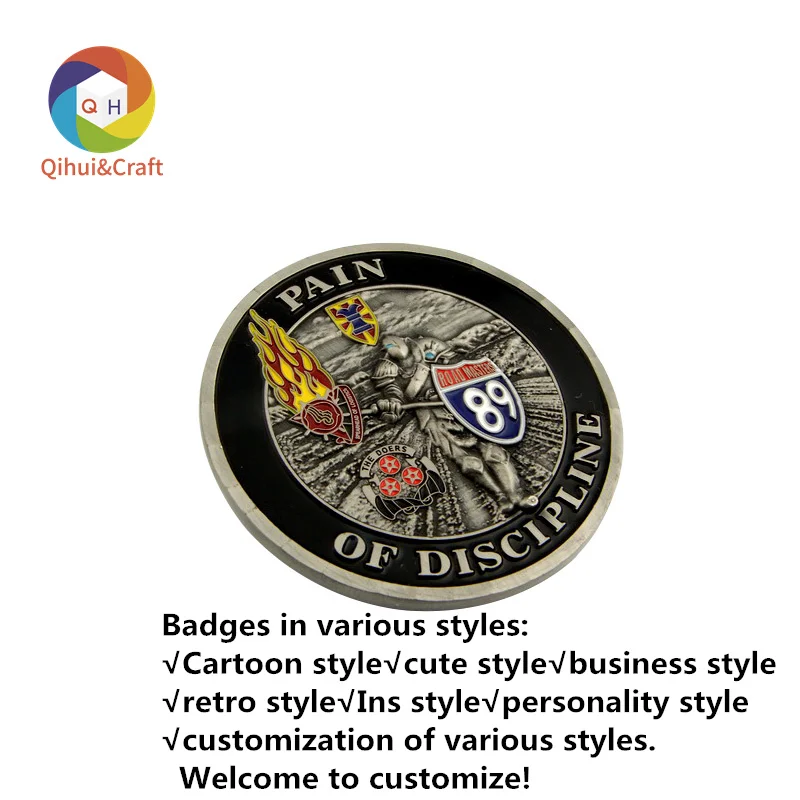 Многоугольная монета на заказ металлические поделки коллекционные памятные треугольные многоцветные художественные подарки сувенирные монеты