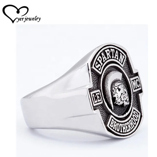 Factory Deep engraved stainless steel signet and masonic rings for men manufacture in China