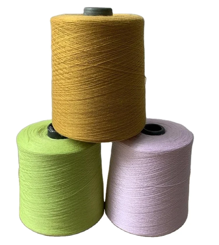 Factory Wholesale for Sock Carpet Sweater Core Spun Yarn China Wool Blend High Embroidery Thread Polyester Yarn 1pc/pp Bag 50kg