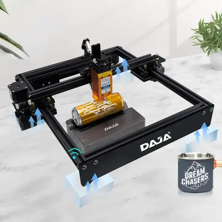 Daja D3 laser engraving machine mechanical laser head working area 23x26cm nonmetal small laser engraving machines