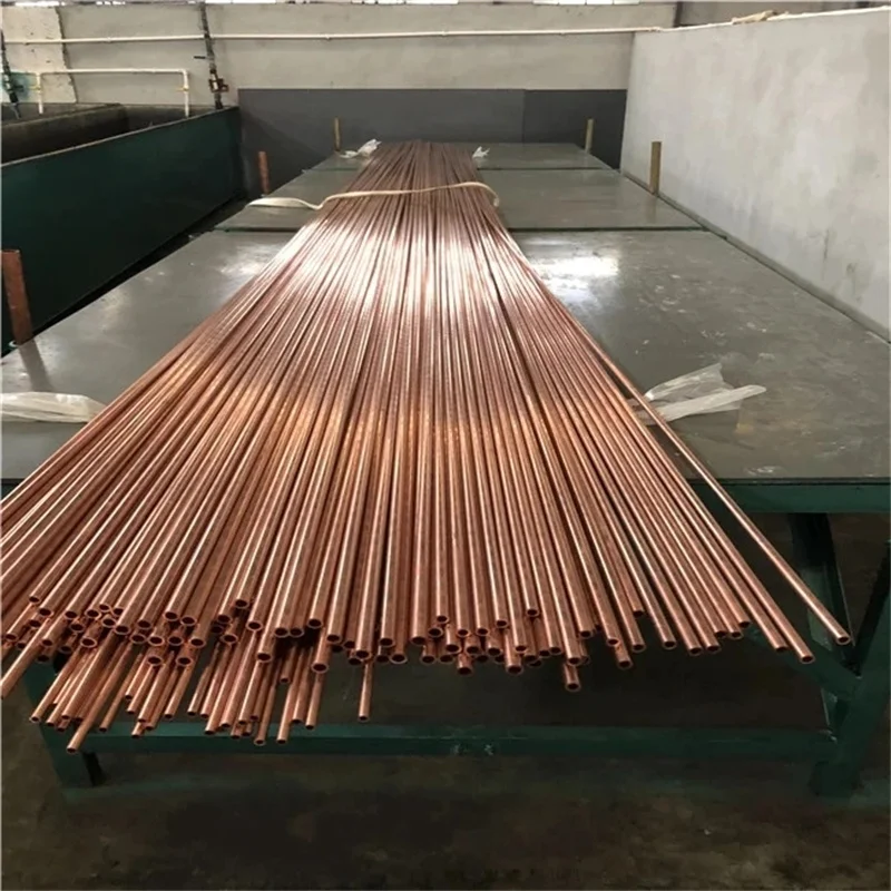 Outside Diameter: 0.3mm-200mm, 0.07mm-8.0mm  Copper Tube 1/4 Inch Pancake Coil Copper Pipe for Air Conditioner