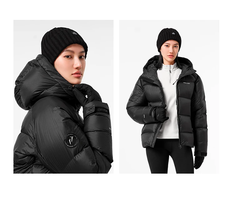 Pelliot 2023FW Unisex Outdoor Goose Jacket High Performance 900 FP Waterproof Windproof Puffer Hooded XL New Collection Warm