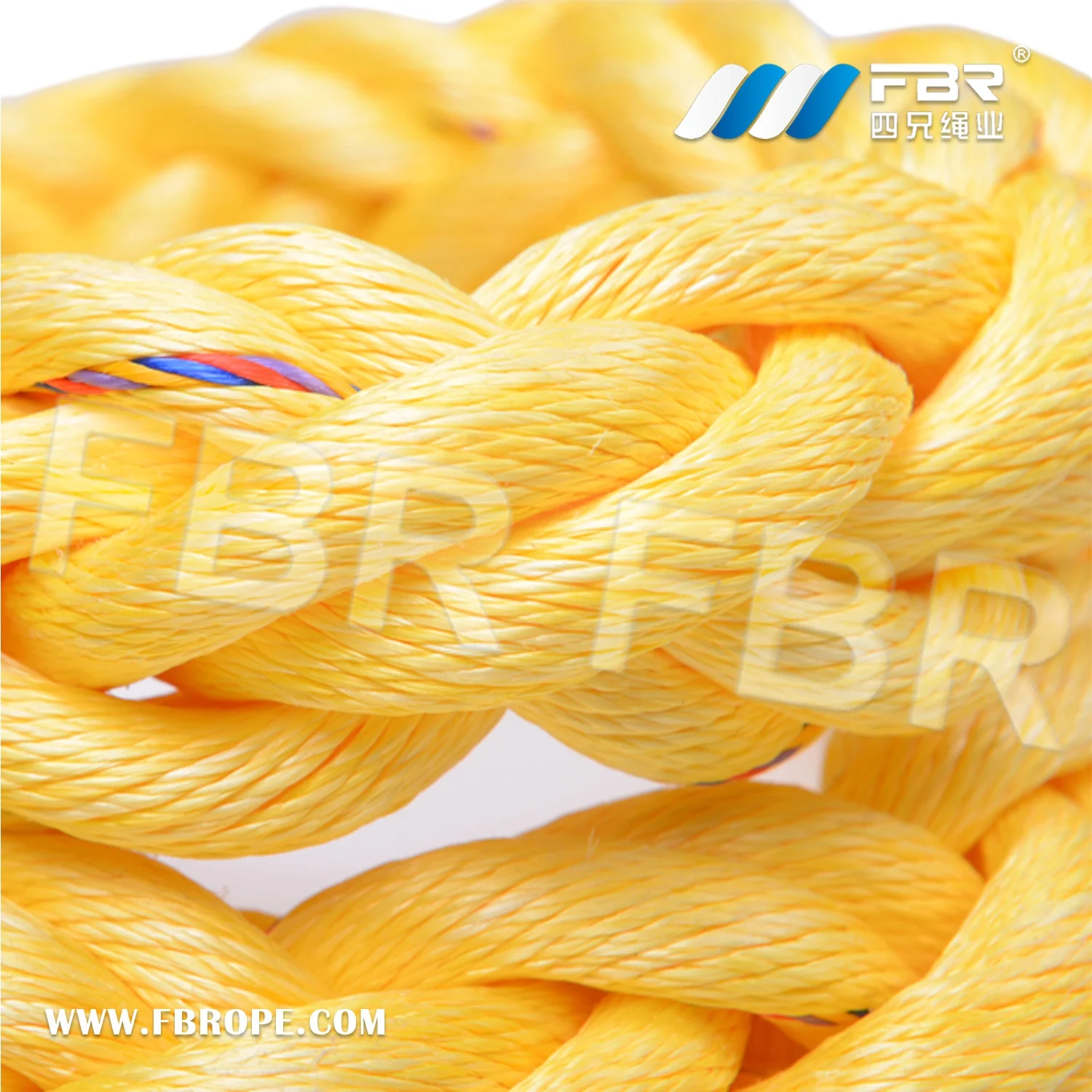 Wholesale 48mm-80mm quality custom PP Braided rope polypropylene mooring Rope