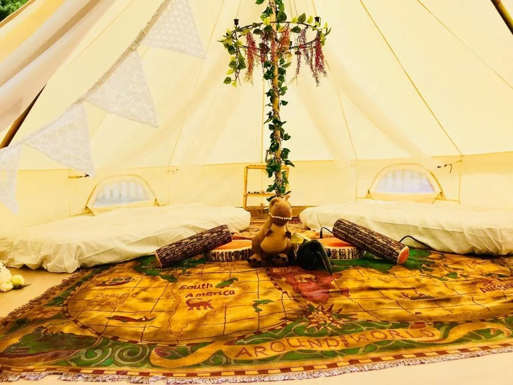 DANCHEL OUTDOOR Manufacturers direct bell tent outdoor travel essential practical tent bell tents 3m 4m 5m 6m 7m for choice