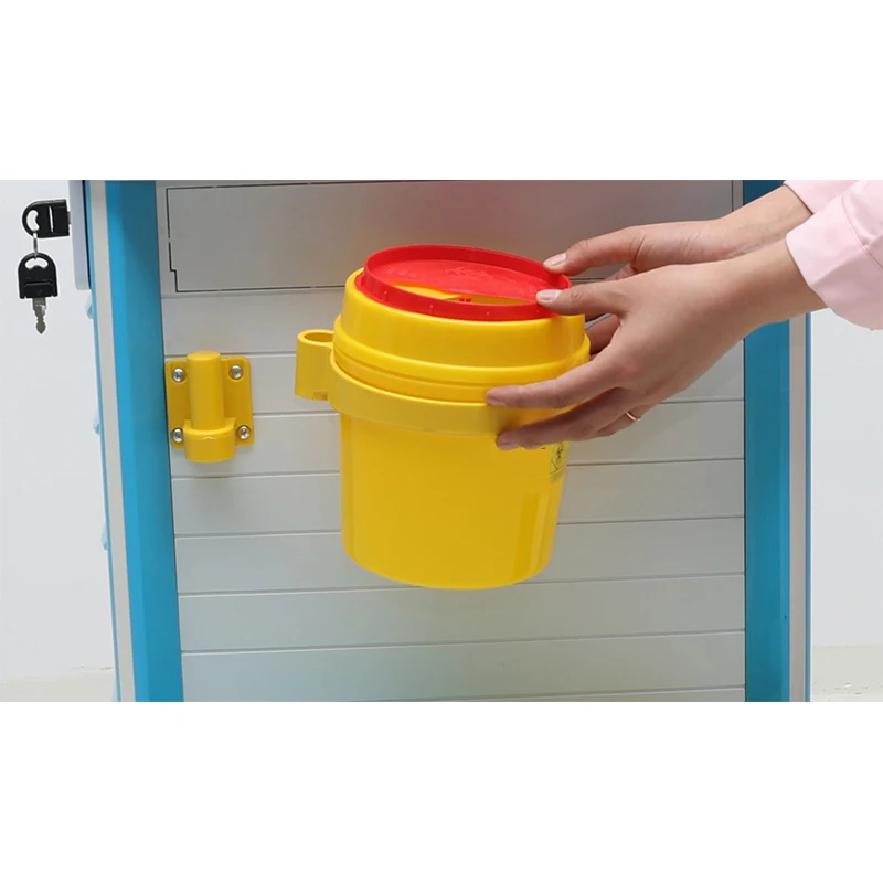 Hot sale eco-friendly patient emergency care cart portable medical ICU emergency trolley