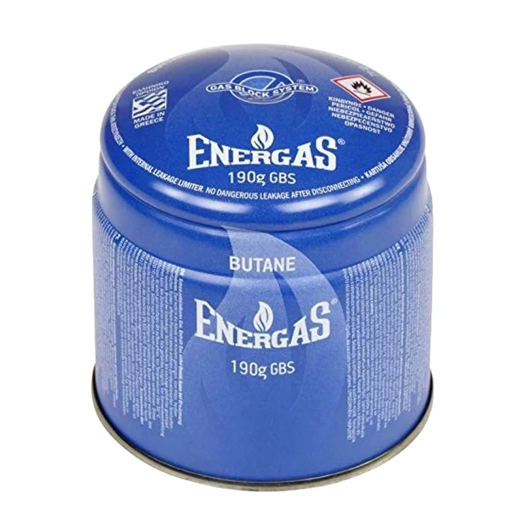 
 ENERGAS 190 г газовые картриджи 90 мм X 90 мм Верхний безопасный картридж  