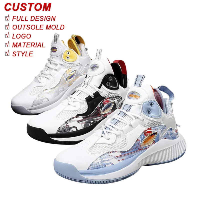 Factory Sale Comfortable Outdoor Running Sports Shoes Custom Logo Sneaker Men Basketball Style Shoes