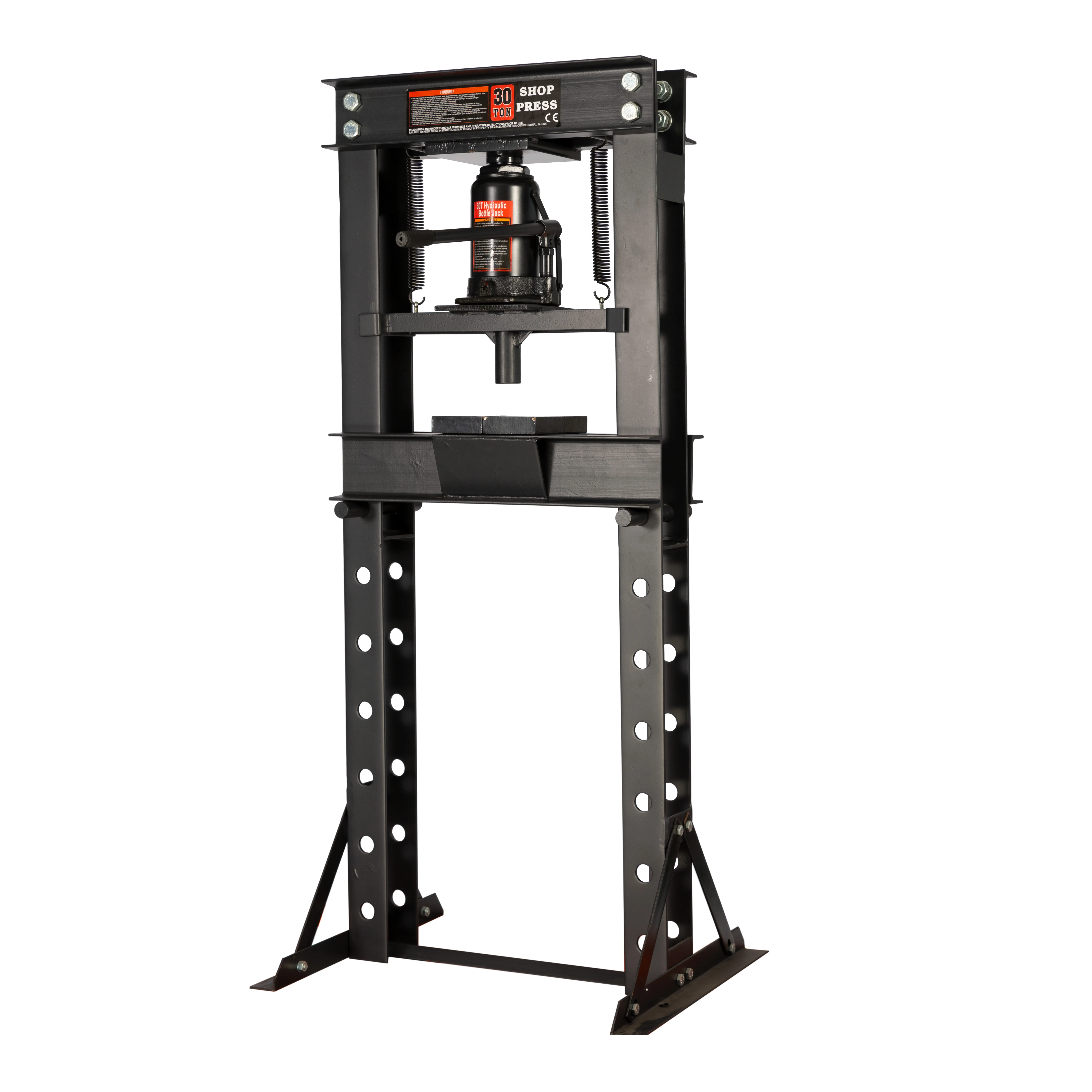 Hot sale CE Standard Capacity of 10 tons 20T 30T 50T Hydraulic / air type shop Press  With Hand Winch With Hand Pump CE ISO