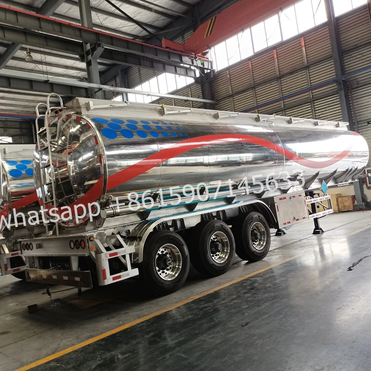 38000liters 42000liters 43000liters Aluminum Fuel Tank Truck Semi Trailer manufacture
