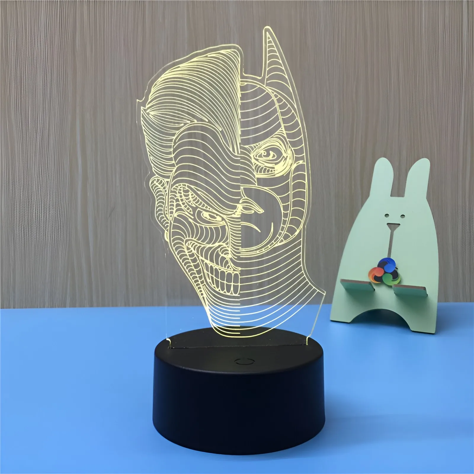 Customized 3D Acrylic Night LED Lamp USB Night Light High Quality USB Rechargeable Touch Night Lamp