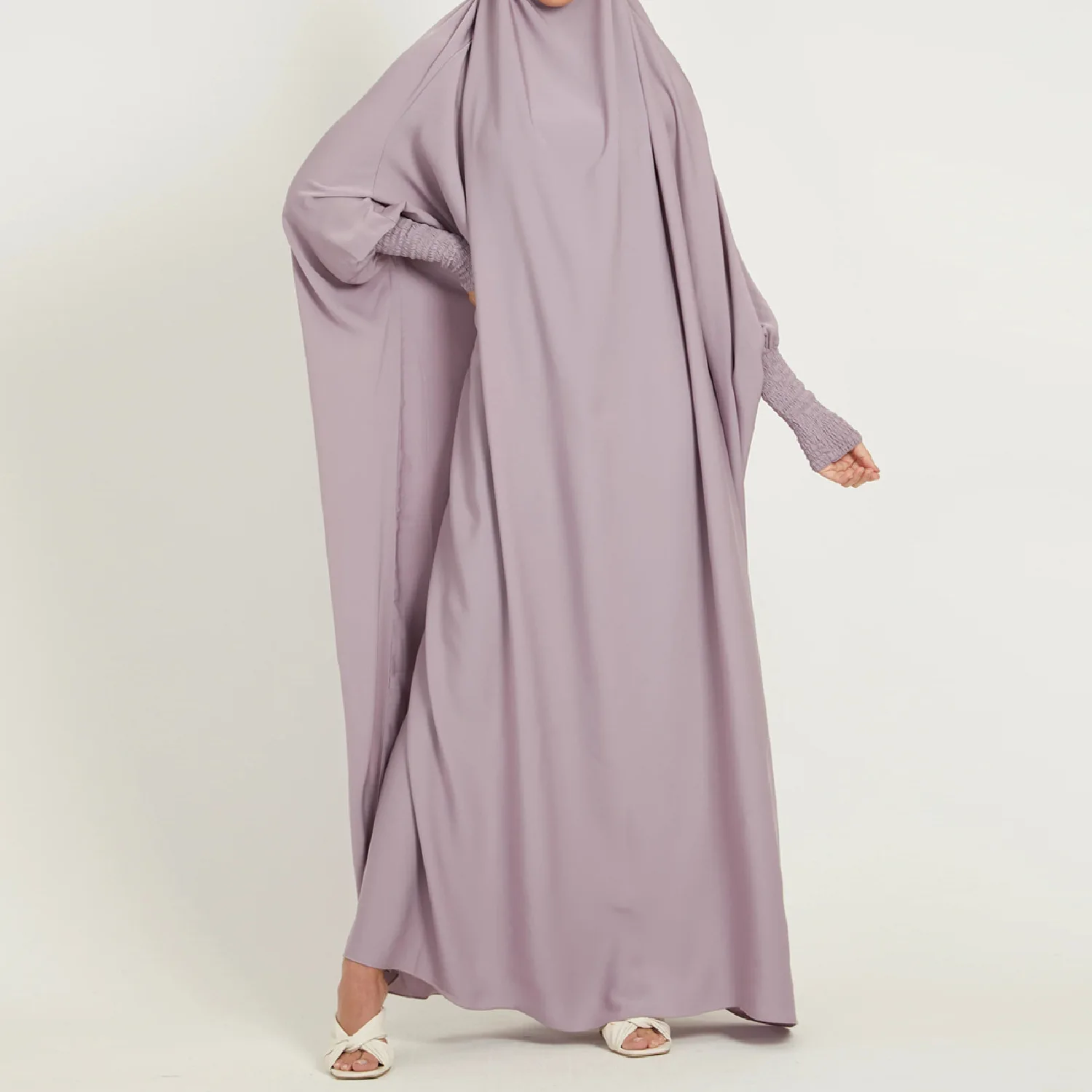 Prayer Abaya 2024 EID 10 Colours Modest Dresses Middle East Indonesia Malay Women Abaya Dubai Islamic Clothing Khimar Jilbab
