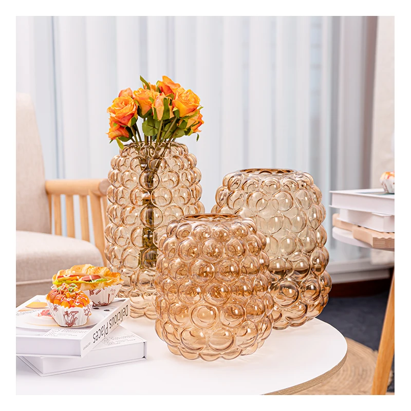 High Quality Wholesale Wedding Home Decor Clear Quality Office Decor Flower Vase