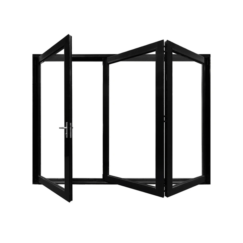 modern bi-folding door  with Hurricane proof aluminum exterior door for home