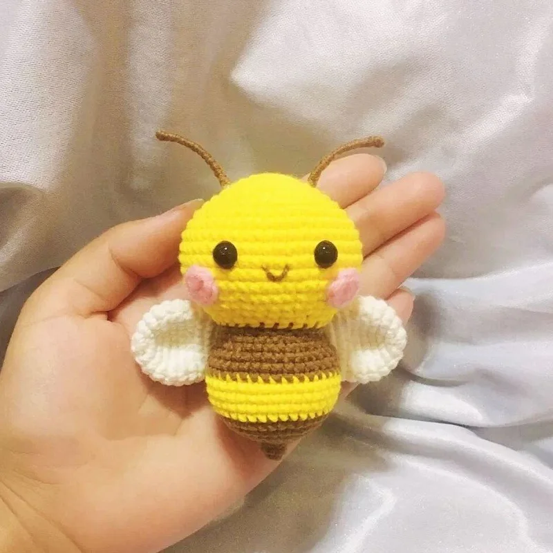 2022 Wholesale Custom Handbag Mini Knitted Charms Keychains Crochet Doll Keyring For Hanging Ornaments 2022 Wholesale Custom Han