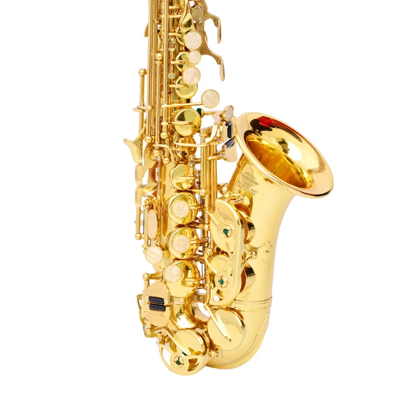 
Профессиональный Саксофон для детей, золотистый лак, латунь  (62406196895)