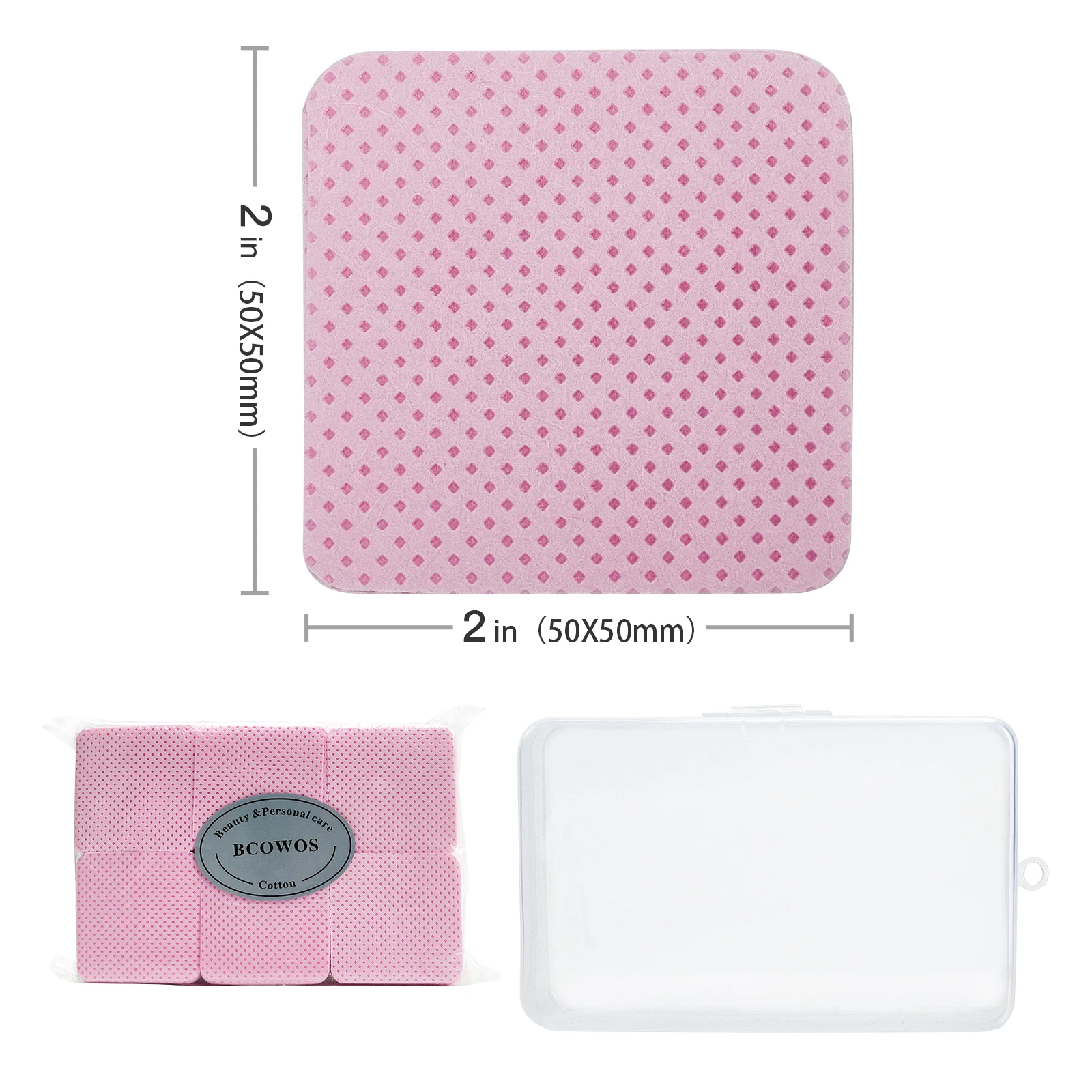 540pcs Pink White Premium Meltblown Lint Free Nail Wipes Pads For Acrylic Gel Eyelash Polish Remover