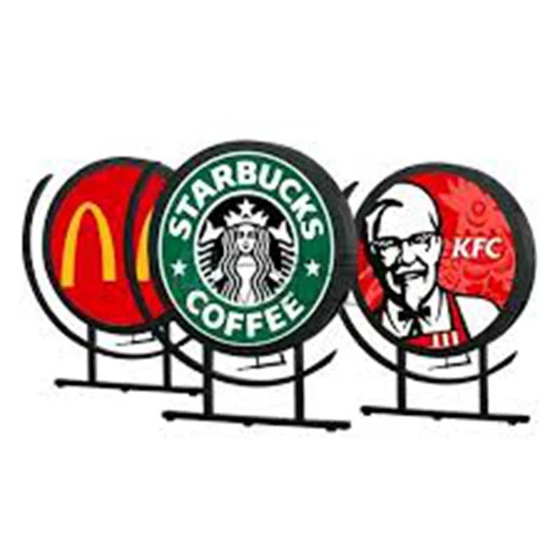 Outdoor Advertising tempered glass   P4 LED Round Screen Display  LOGO Sign