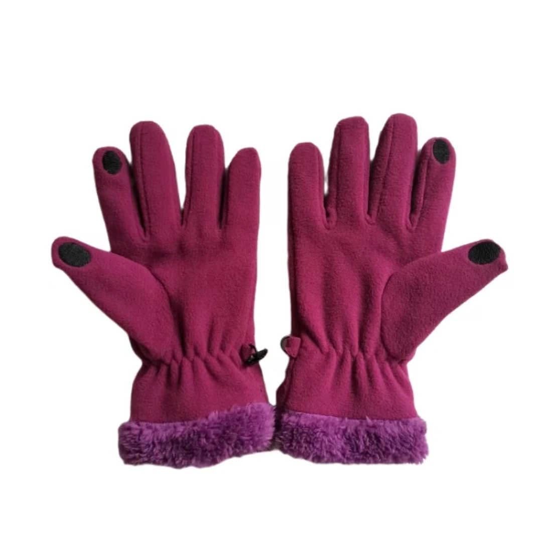 most popular animal print knit mittens and gloves velvet lining gloves knitted mittens