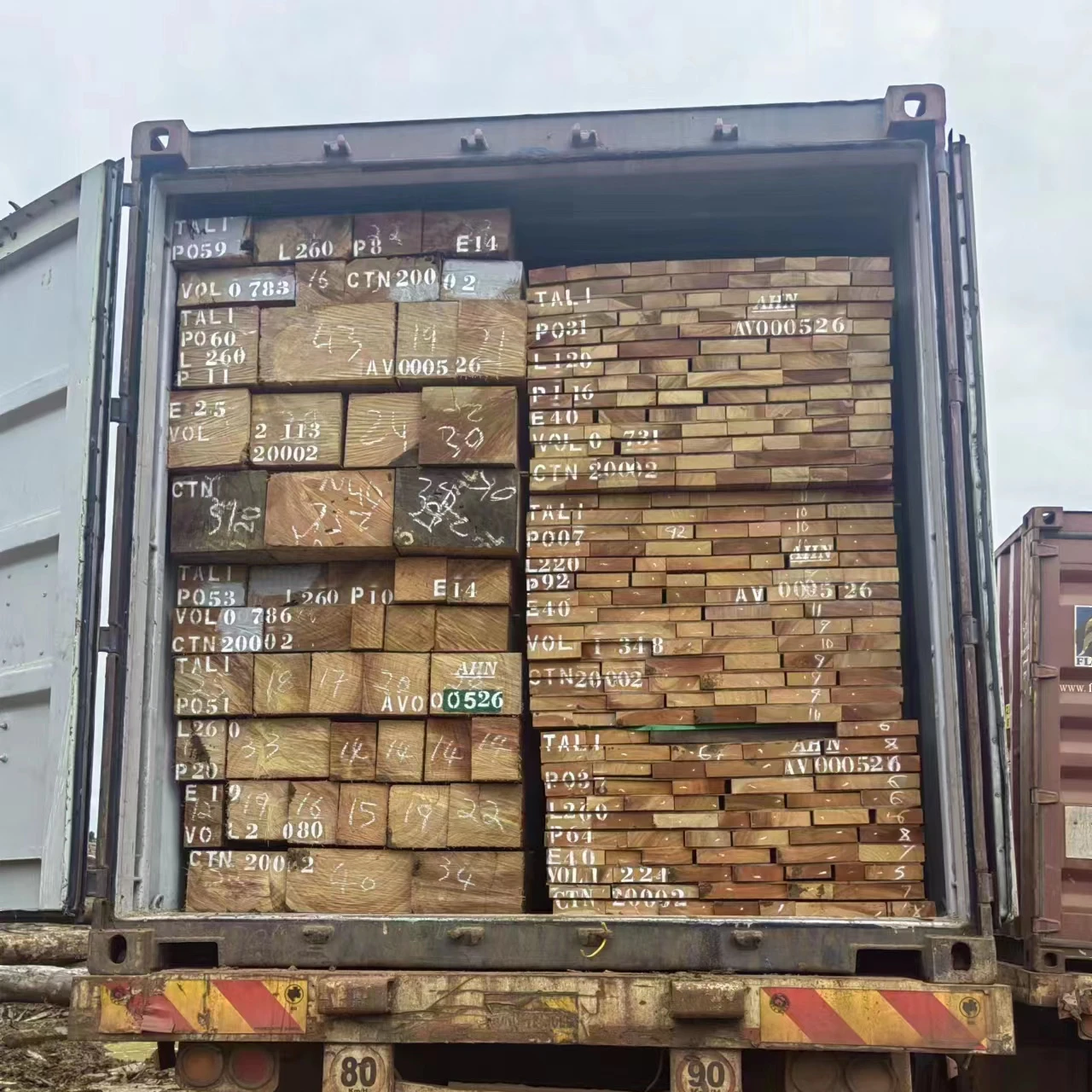 AHN, торговая марка Tali, пиломатериалы из Габона, хорошее качество по хорошей цене