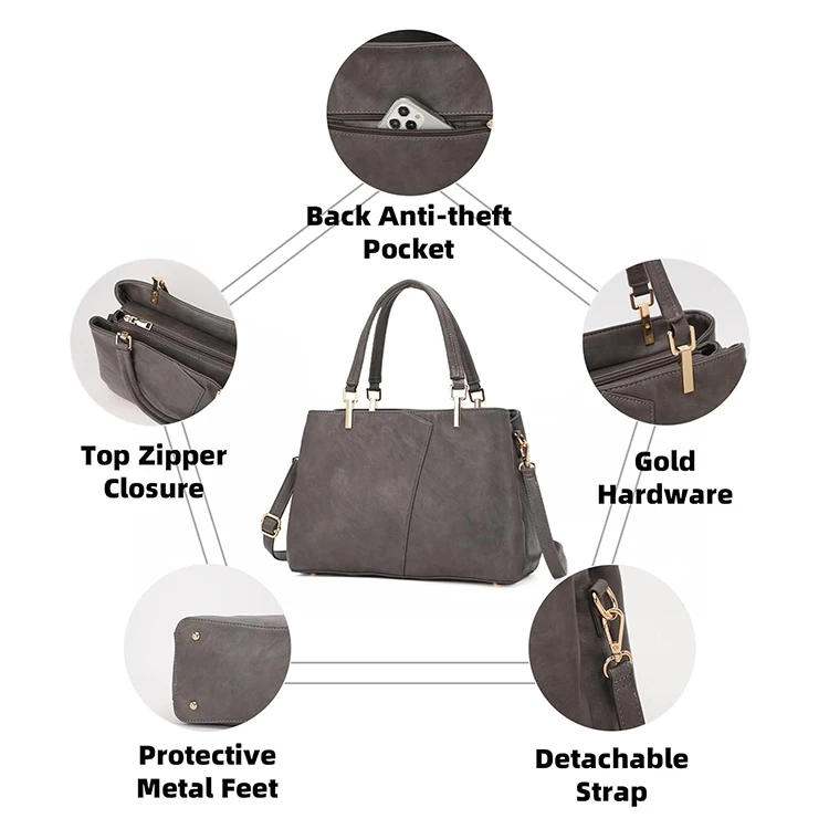 Global Supply Chain Factory Custom #PA1042 Women Lady Crossbody Bags Purses and Handbags Large leather handbags for women luxury