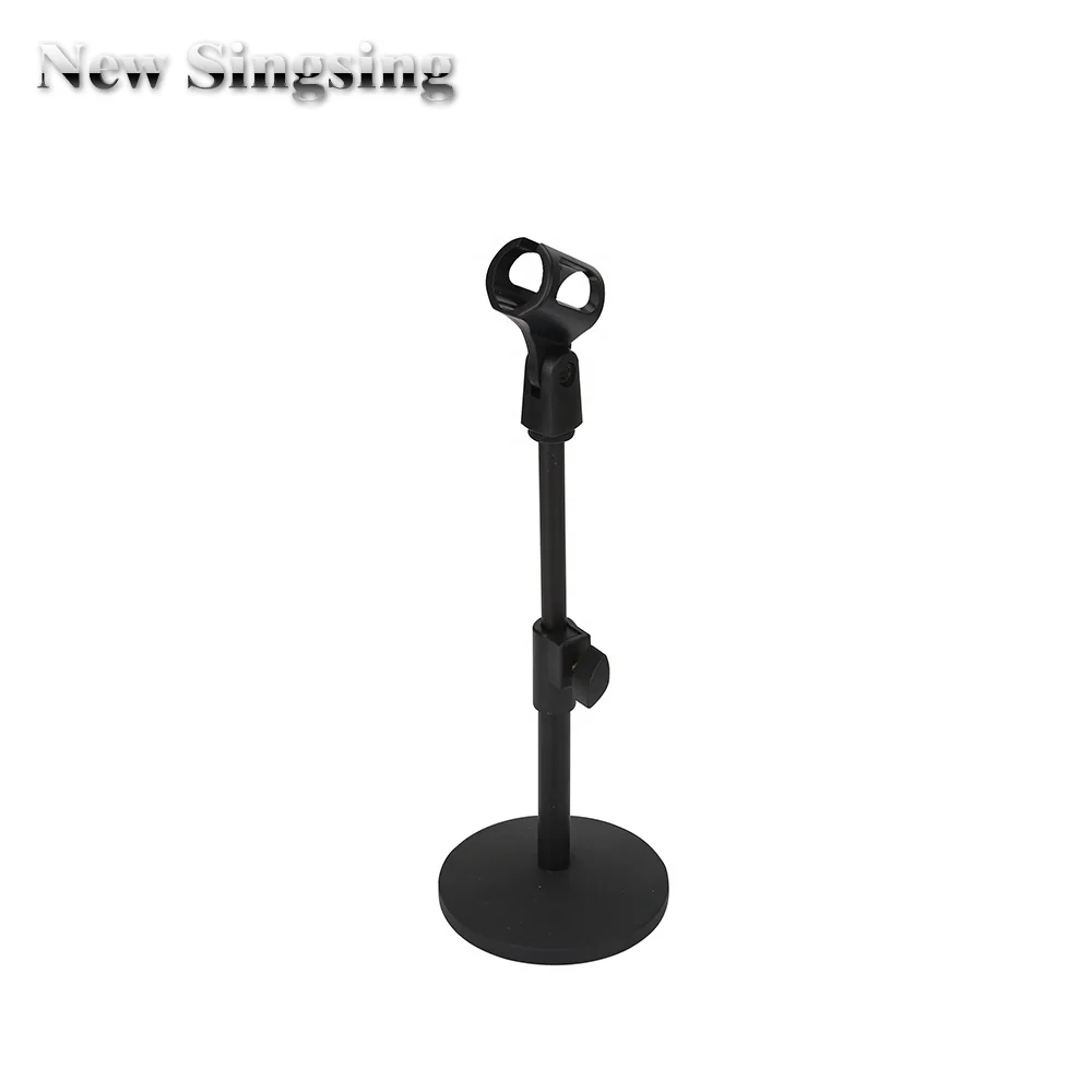 High quality desktop adjustable height studio microphone mic stand holder for recording