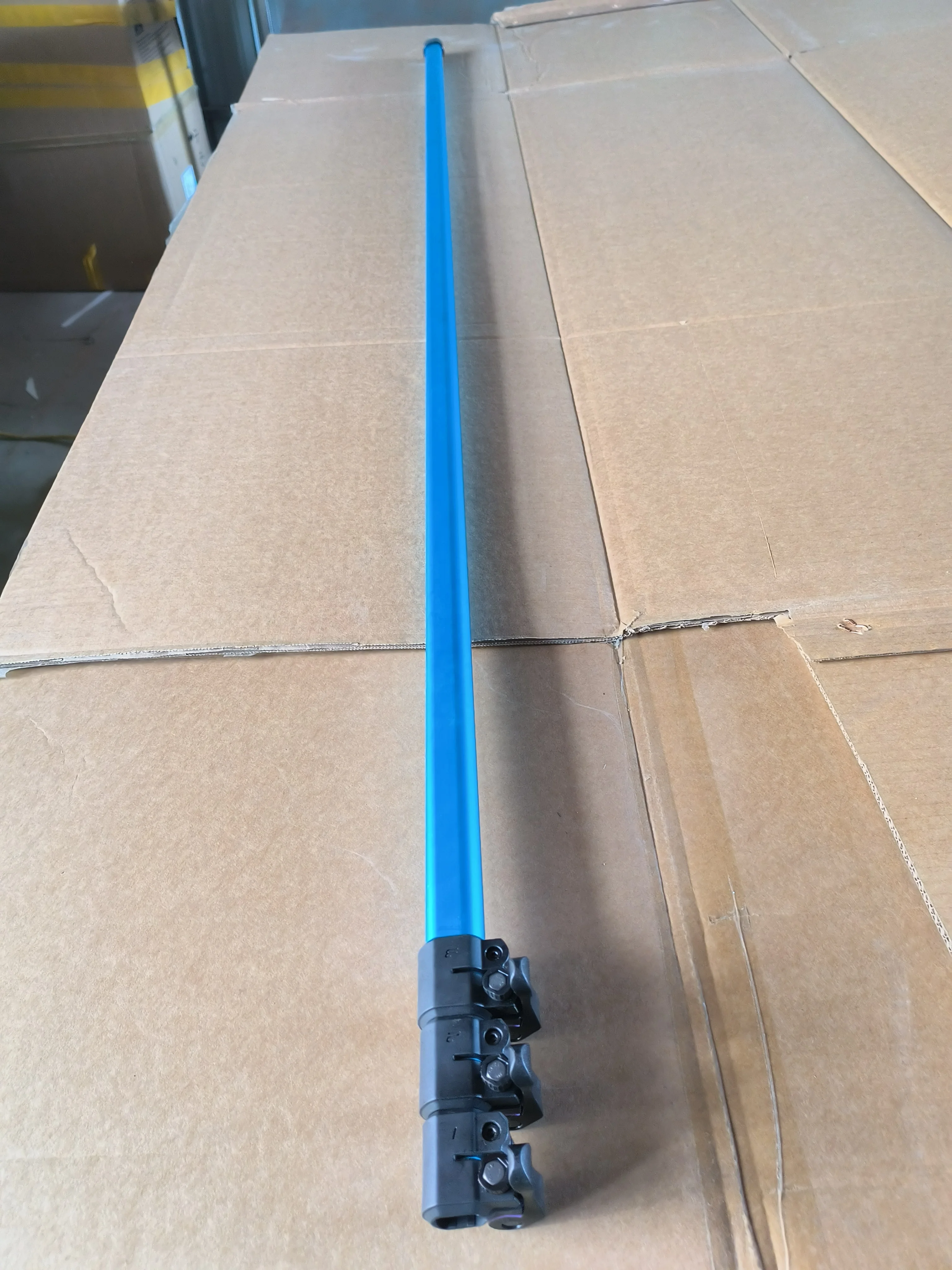 2.4m 3.6m 7m 5m aluminum extend telescopic rpoles/Aluminum cleaning Telescopic Pole With Flip Cam Lock Folding