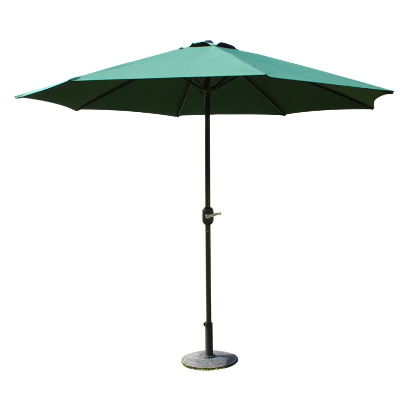 Открытый атласный с ручной отделкой зонтик водонепроницаемый консольный сад пляжный ресторан патио солнце холст зонтик алюминий