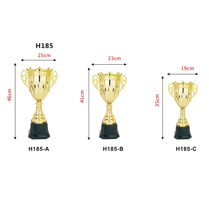 Trophy Cup New Designed Award Custom Made Trophies Cups and Medals Globe Popular Crystal Base Metal Trophy Cup