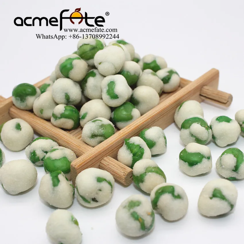 Crispy wasabi/spicy flavors Roasted Green Peas Fried Coated Green Peas Peas Snack