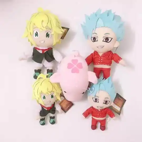8 дюймов Аниме Мультяшные Meliodas Ban ястреб свинья Дракон гнев лиса жадность семь смертных грехов плюшевая игрушка