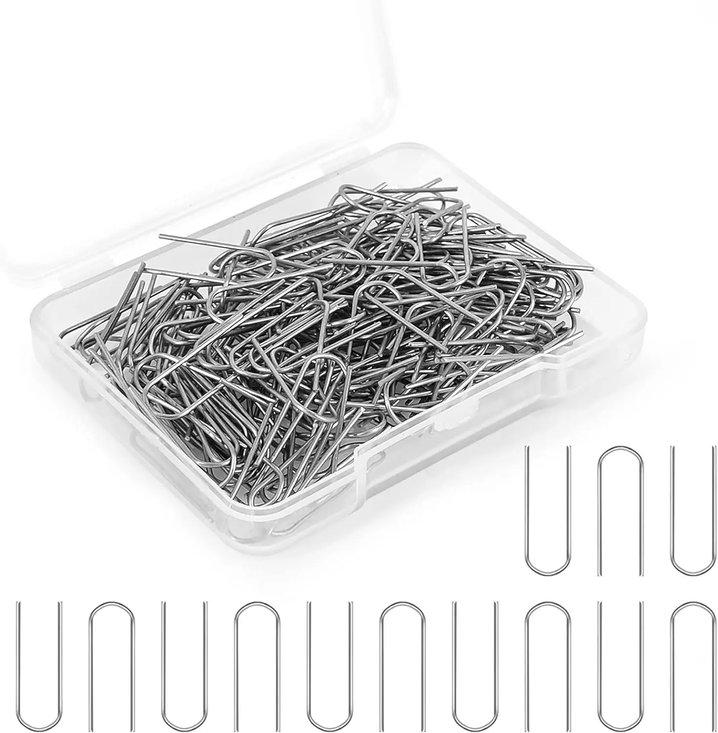 Кольца-нихромовые из высокотемпературной нихромной проволоки в форме 100 деталей, подвесные игольчатые нихромовые крючки, TLX0142