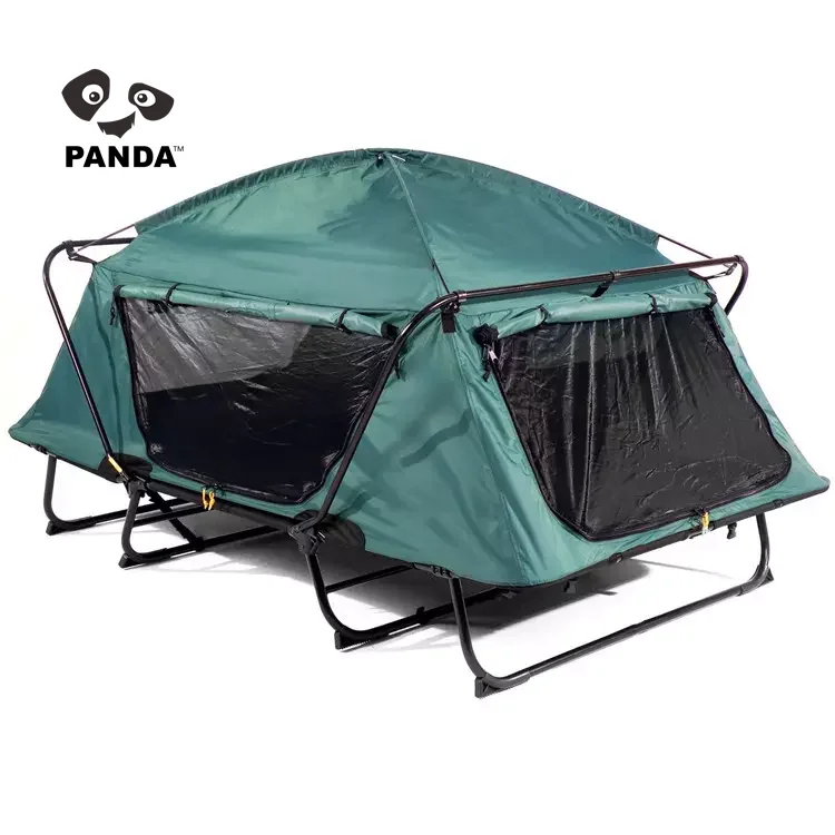 Bestselling Selling Outdoor Off Ground Sunscreen Camping Fishing Portable Tent Bed Folding Camping Tent With Bed