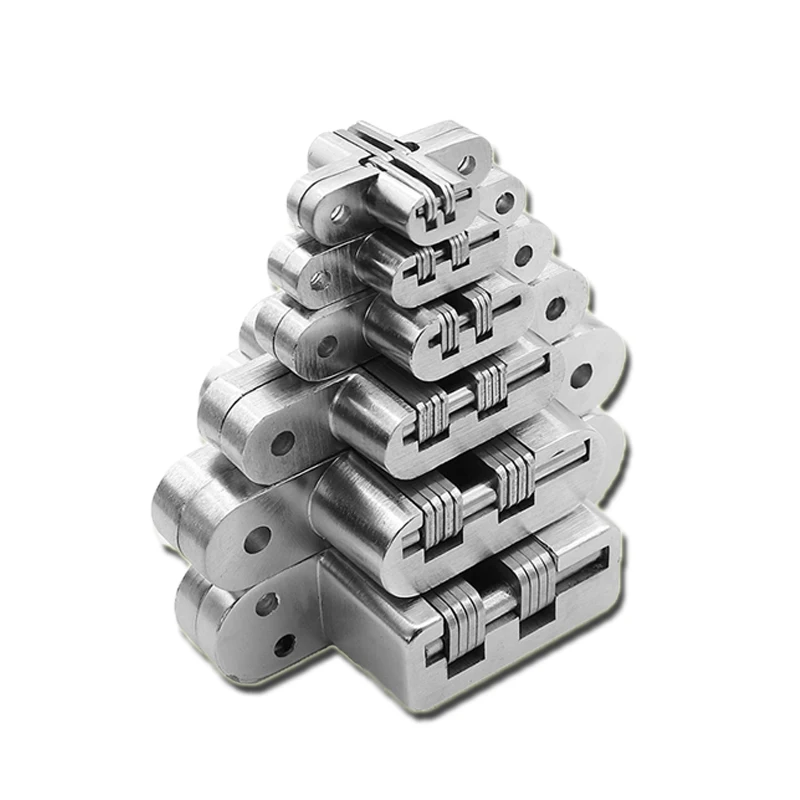 Cabinet Door Concealed Hinge Cross Zinc Alloy Folding Door Concealed Hinge Manufacturer