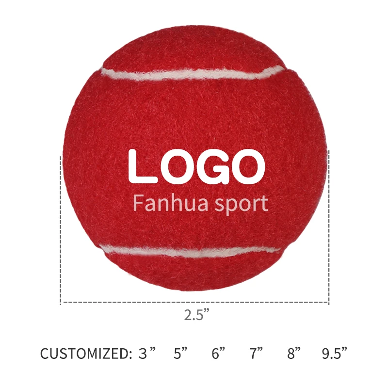 Regail professional Training  Red tennis ball  welcome Customs tennis ball color or logo Professional production of tennis